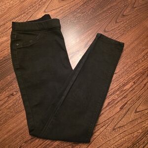 Simply Vera Wang Denim Black Jeggings Mid-rise Stretch Size 10